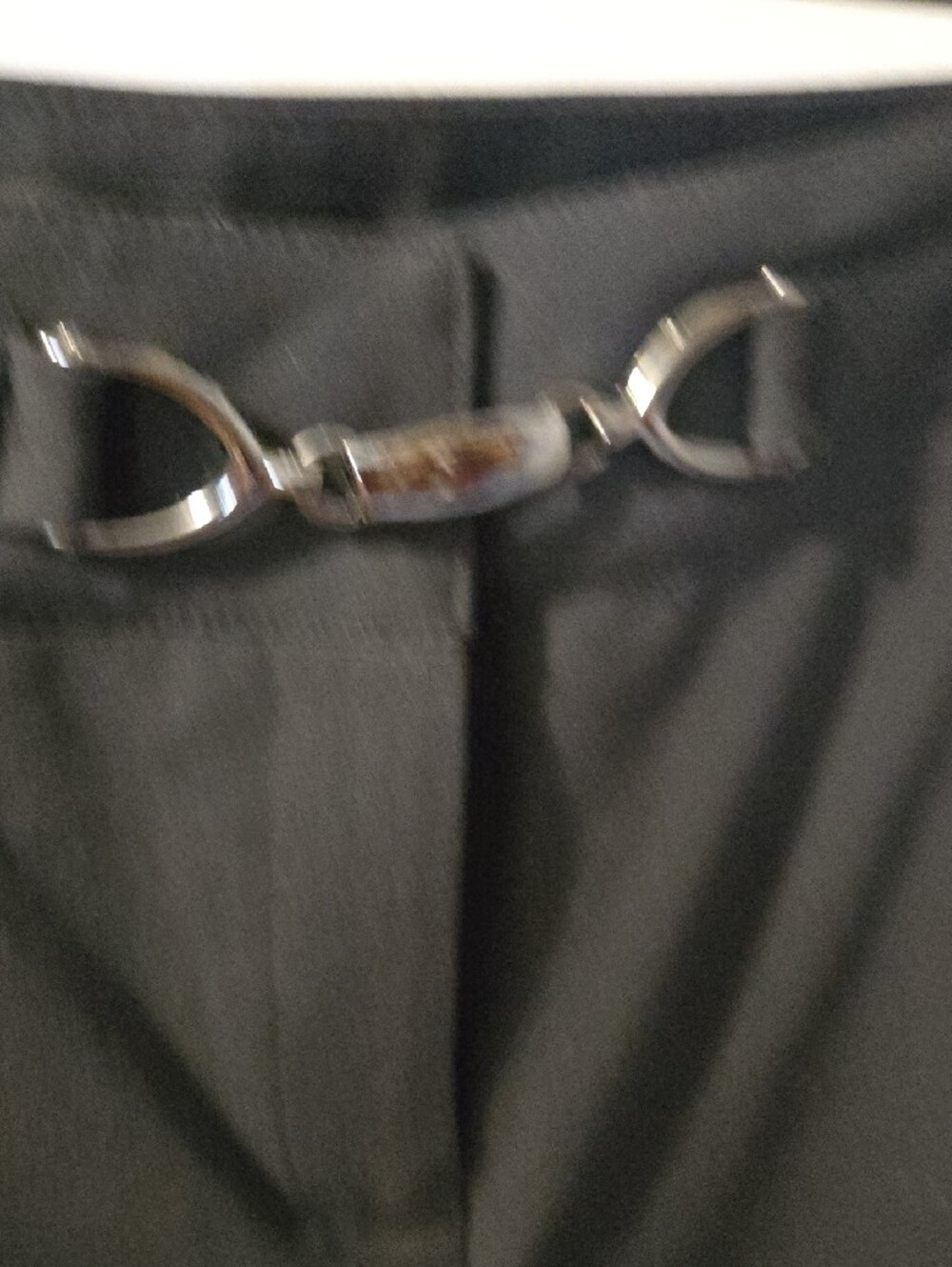 Style & Co. Black Dress Trousers with Metal Bit Detail - Picture 3 of 8